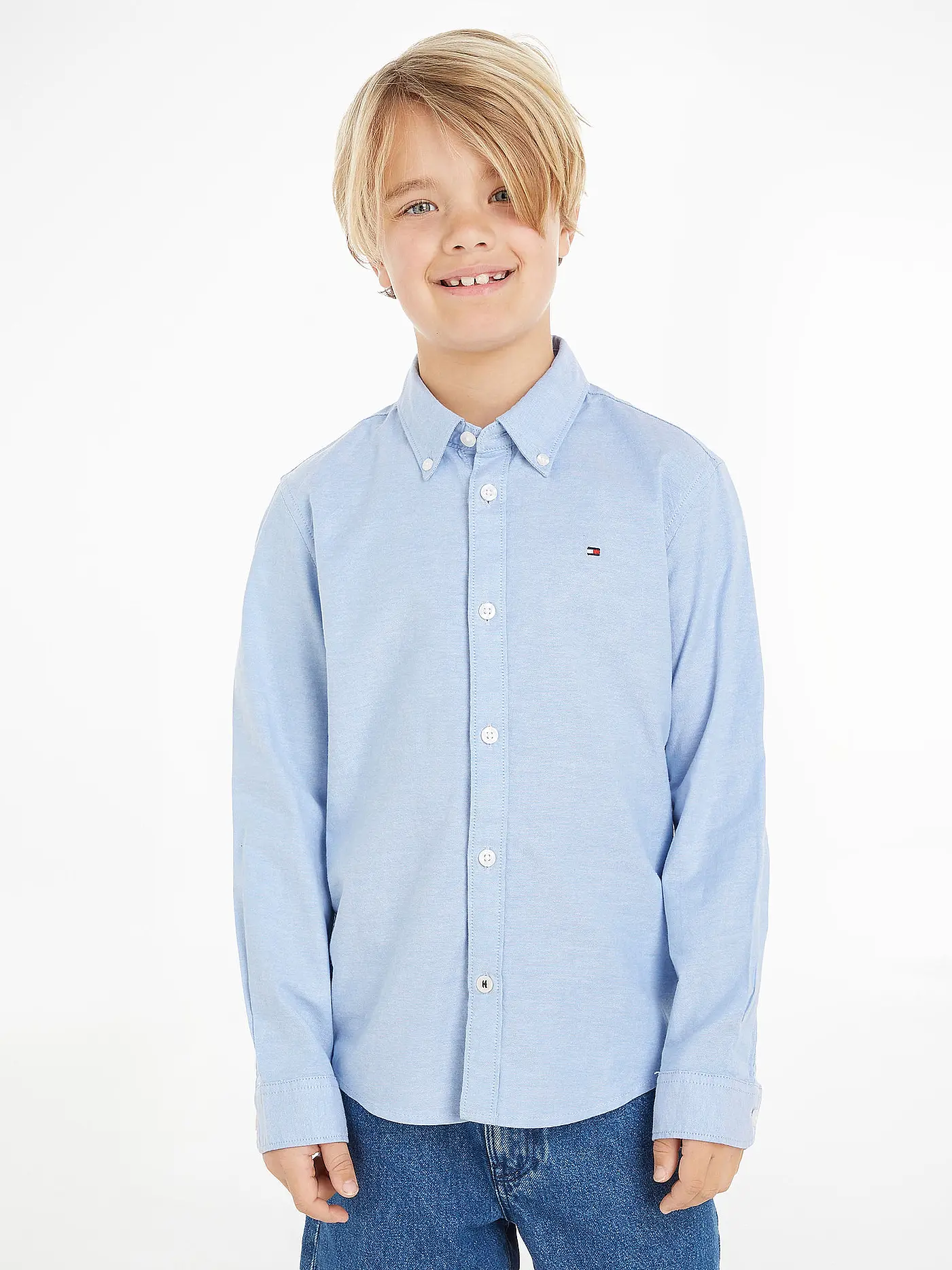TOMMY HILFIGER | Jungen Hemd | hellblau